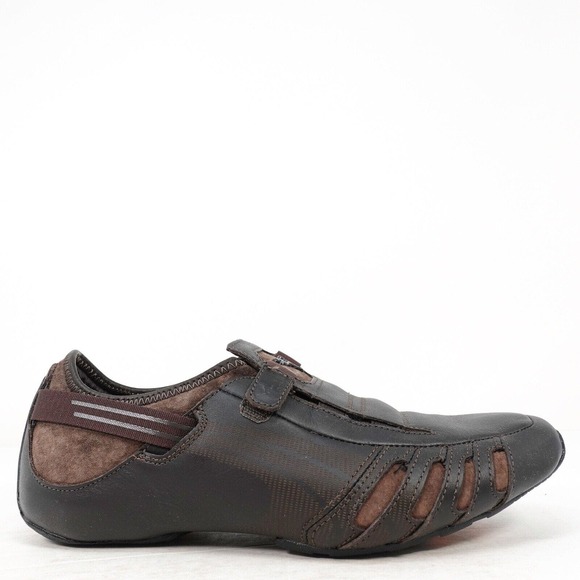 Puma Vedano V Driving Motorsport Shoes Brown Orange 303811 02 Mens Size 6.5